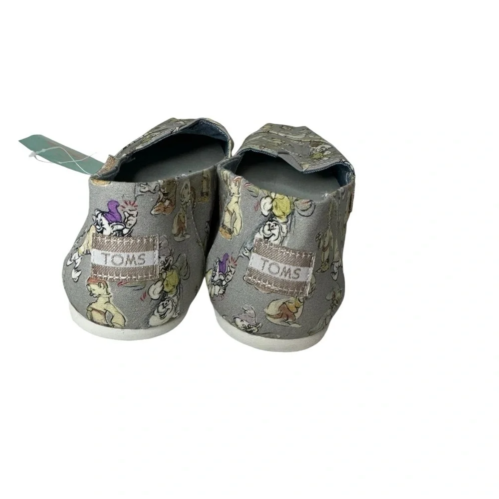 Toms x Disney The Seven Dwarfs Classic Slip-On Shoes Grey 10